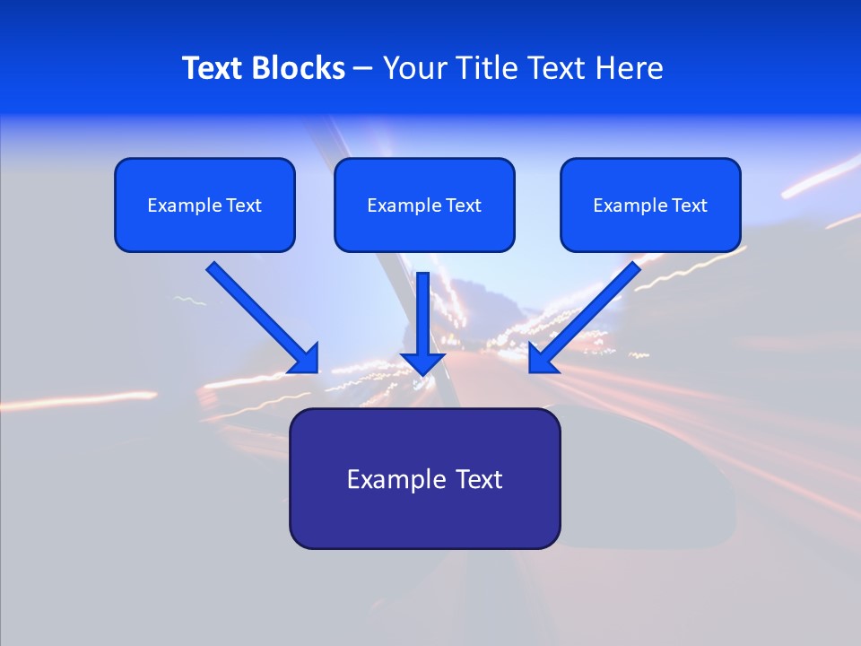 Street Zoom Car PowerPoint Template