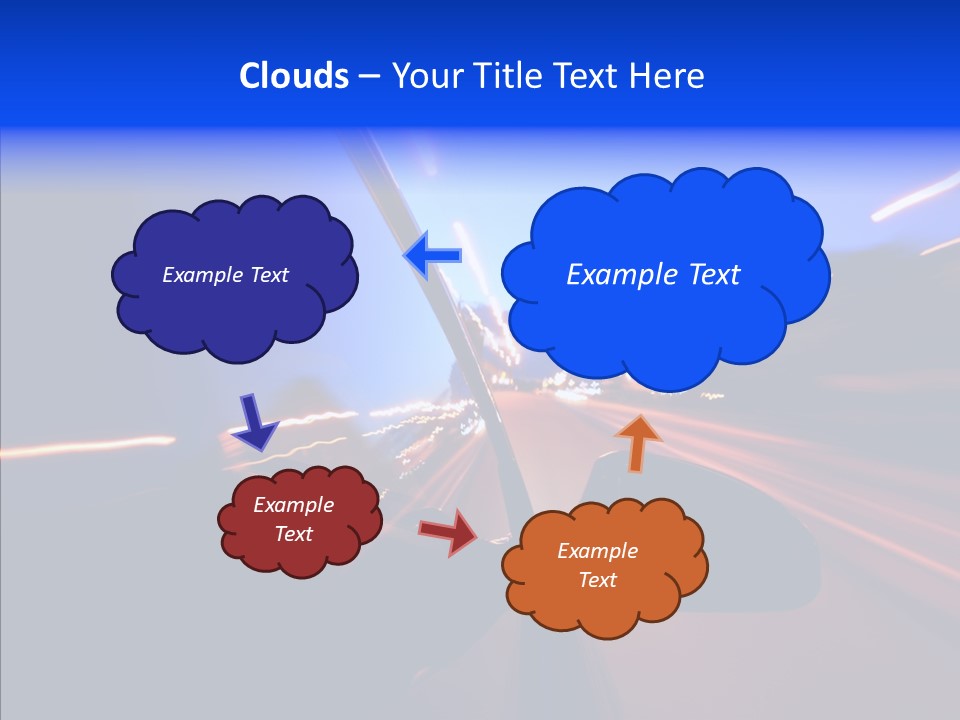 Street Zoom Car PowerPoint Template