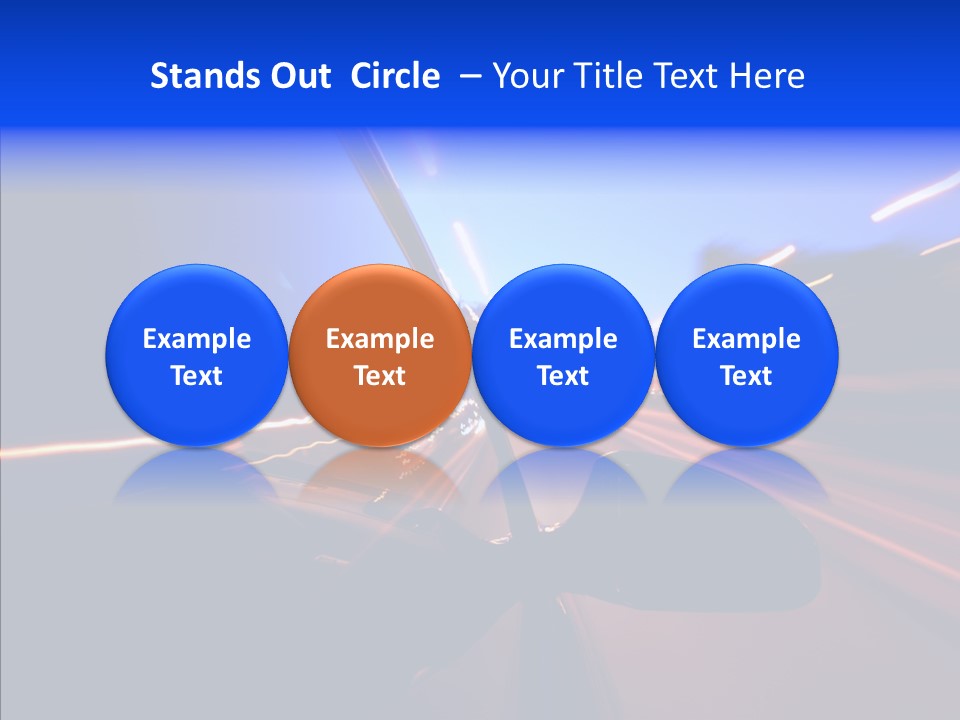 Street Zoom Car PowerPoint Template