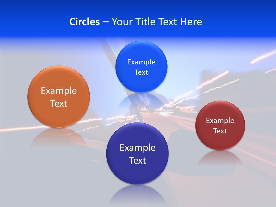 Street Zoom Car PowerPoint Template