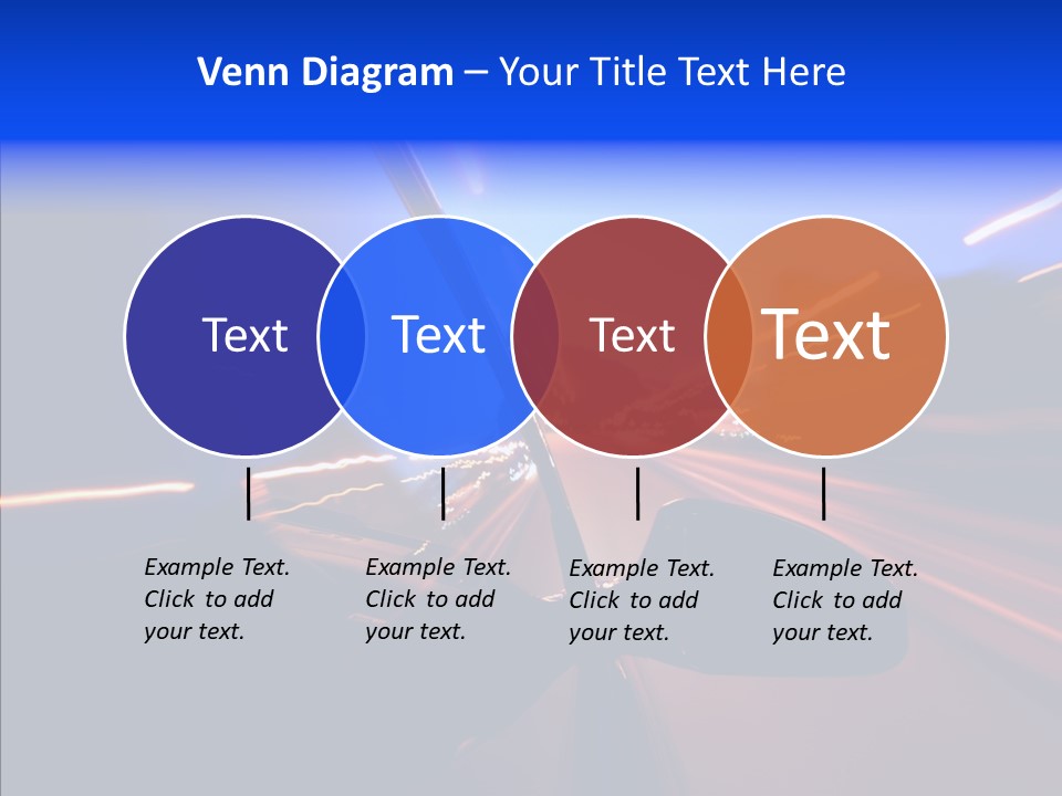 Street Zoom Car PowerPoint Template