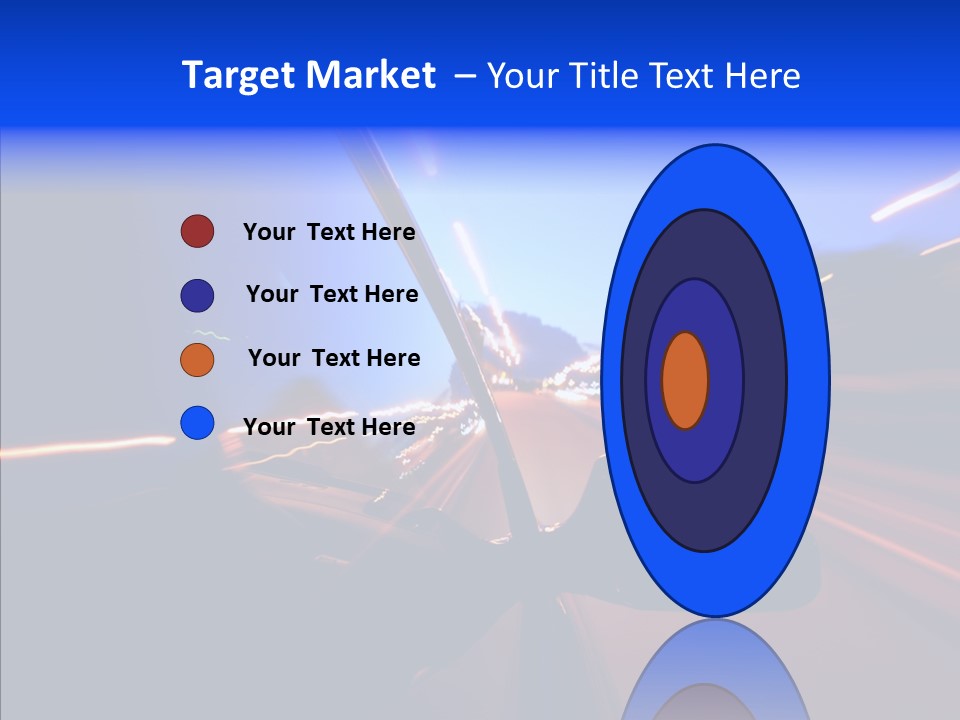 Street Zoom Car PowerPoint Template