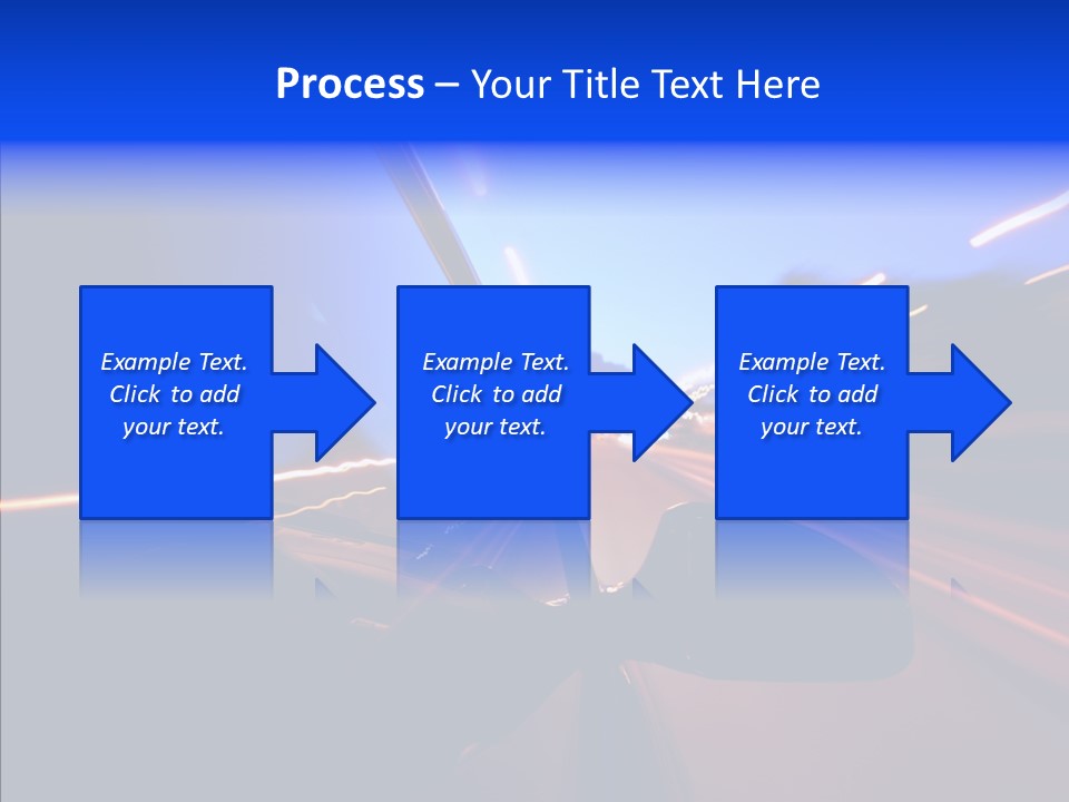 Street Zoom Car PowerPoint Template