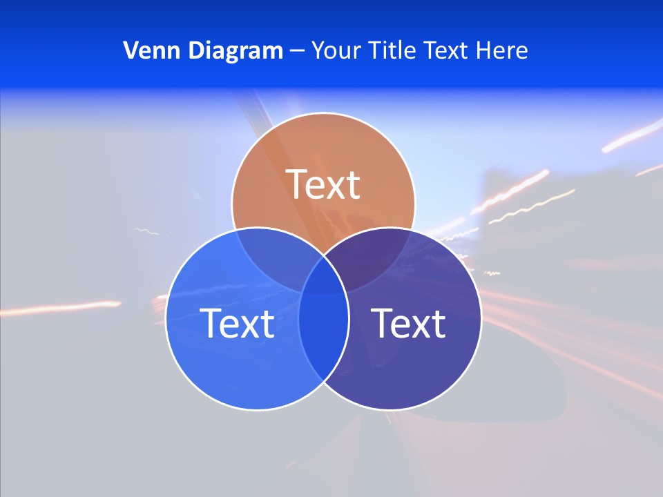 Street Zoom Car PowerPoint Template