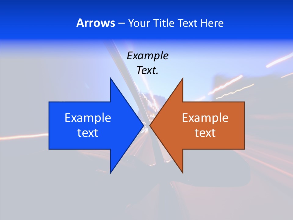 Street Zoom Car PowerPoint Template