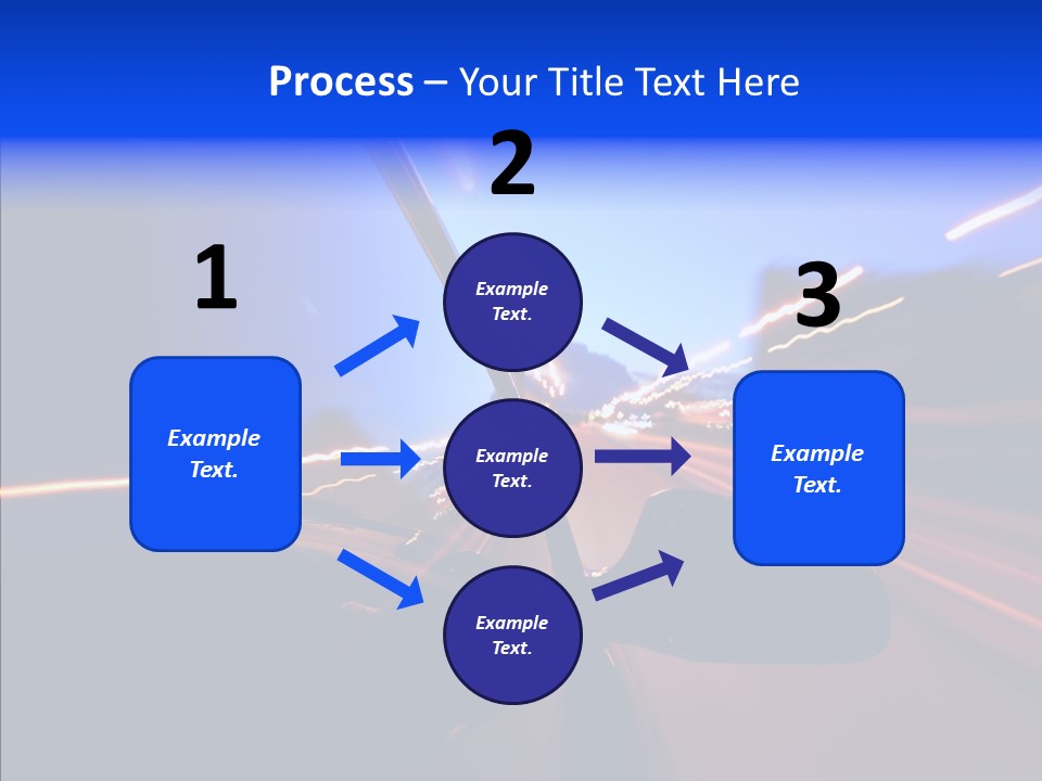 Street Zoom Car PowerPoint Template
