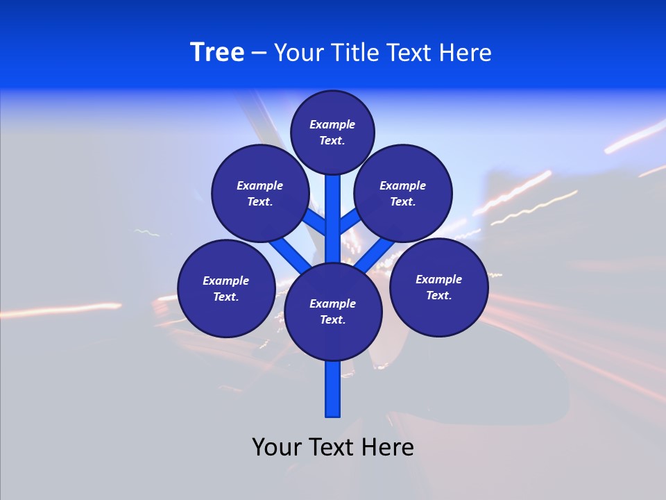 Street Zoom Car PowerPoint Template