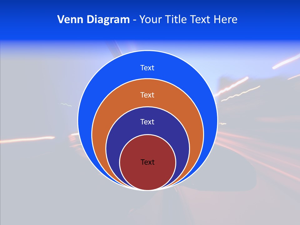 Street Zoom Car PowerPoint Template