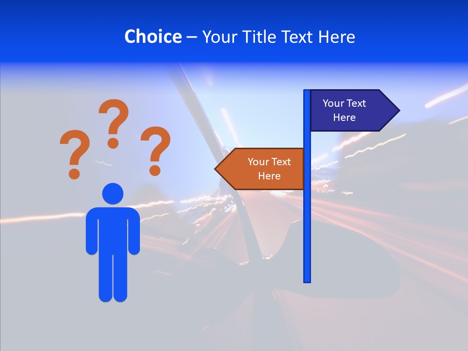 Street Zoom Car PowerPoint Template