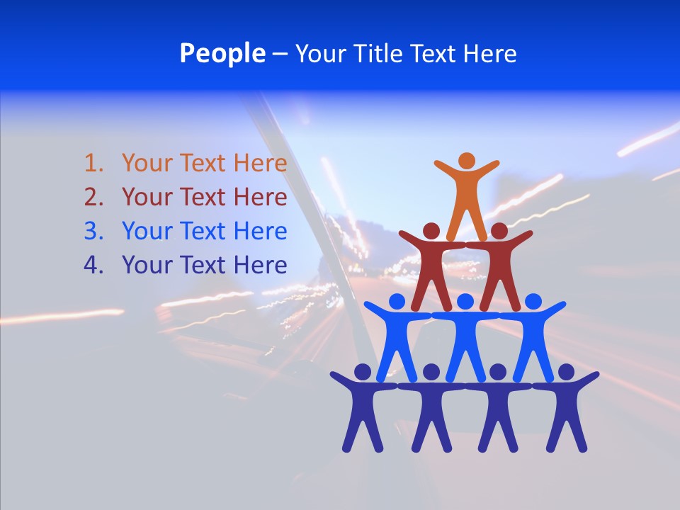 Street Zoom Car PowerPoint Template