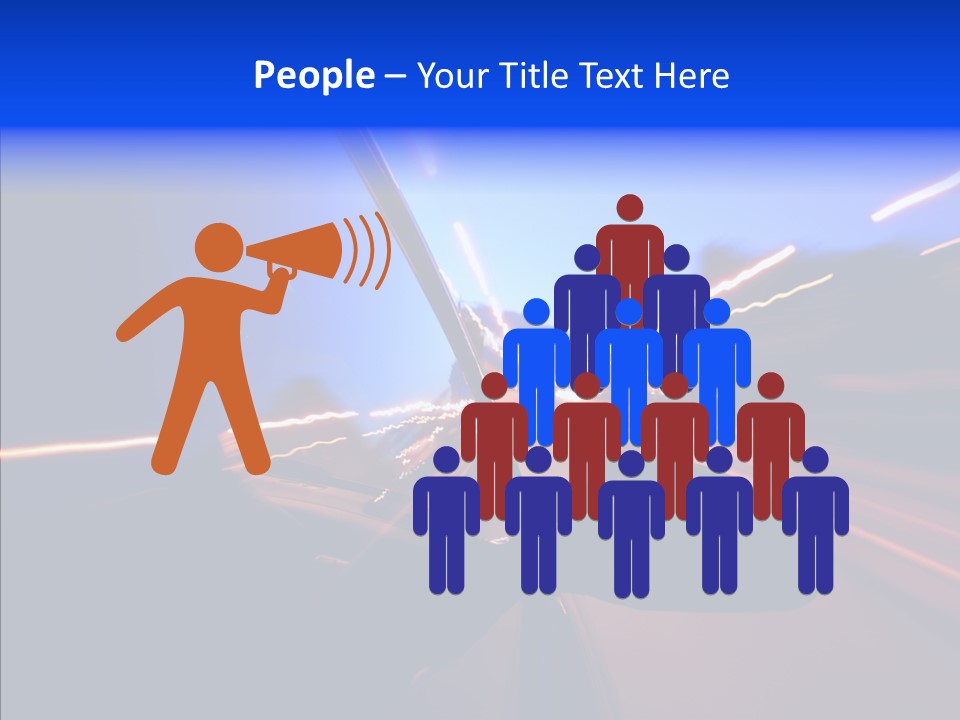 Street Zoom Car PowerPoint Template