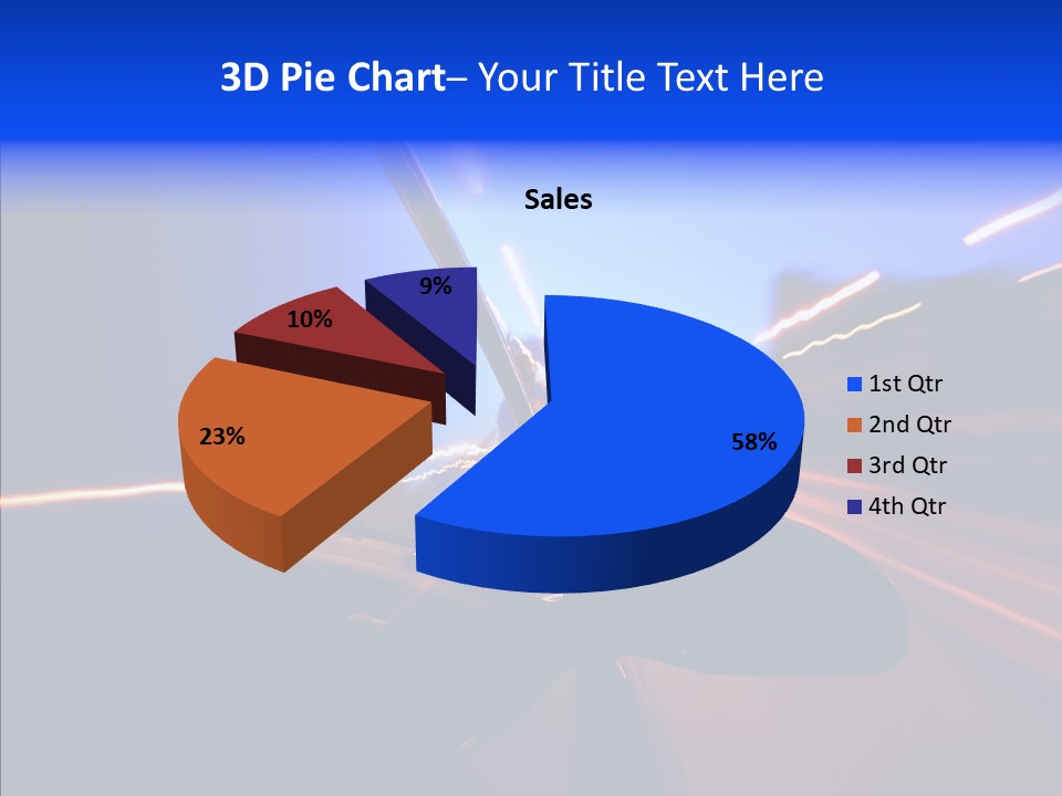 Street Zoom Car PowerPoint Template