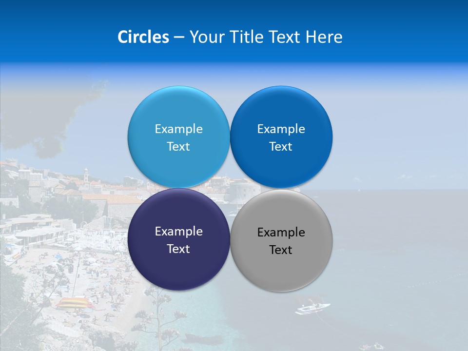 Europe Croatia Vacation PowerPoint Template