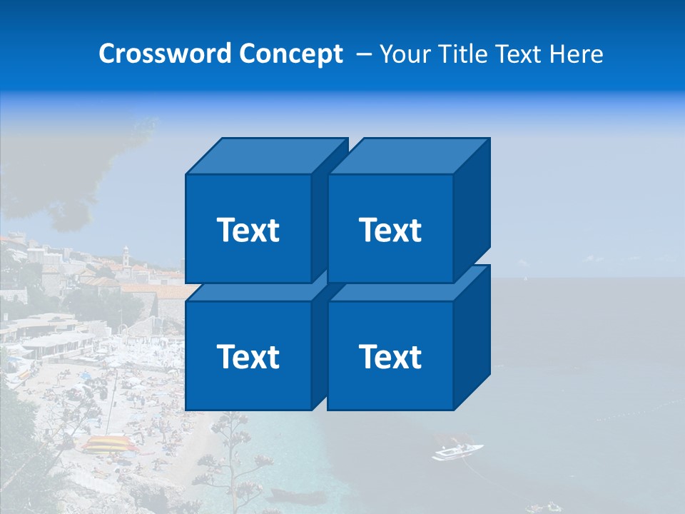 Europe Croatia Vacation PowerPoint Template