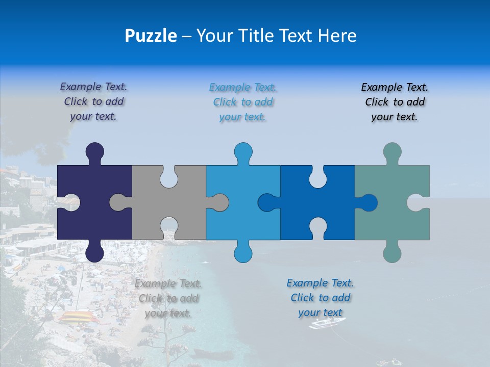 Europe Croatia Vacation PowerPoint Template