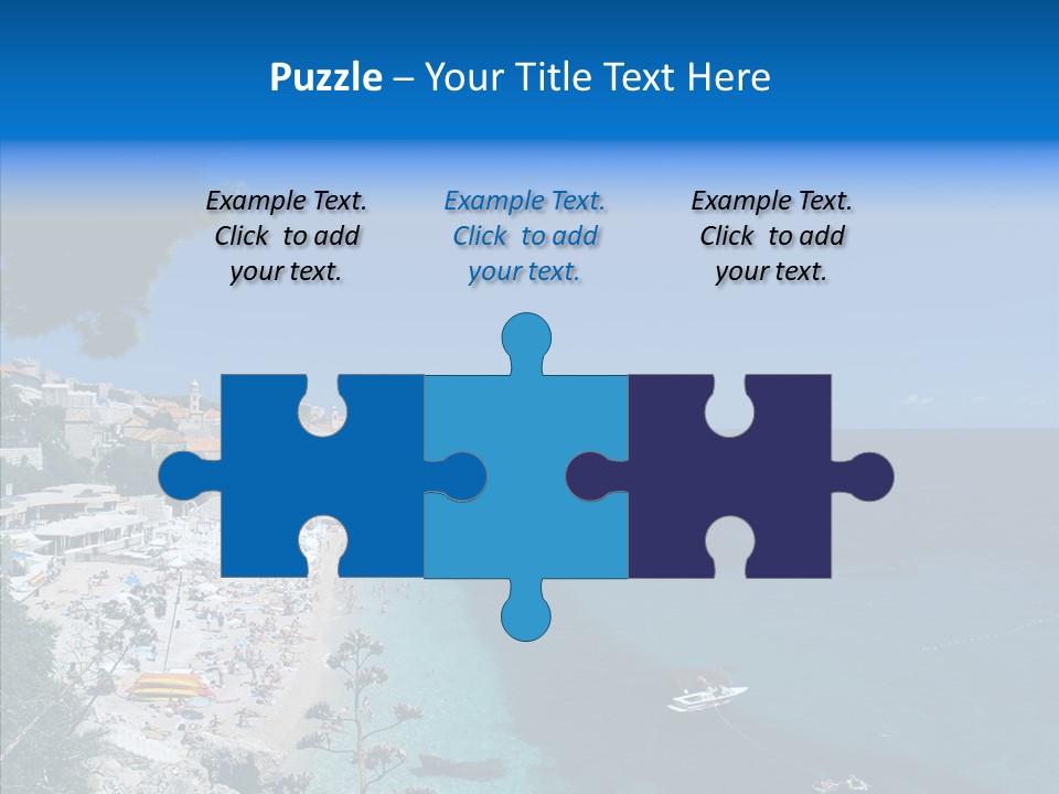 Europe Croatia Vacation PowerPoint Template