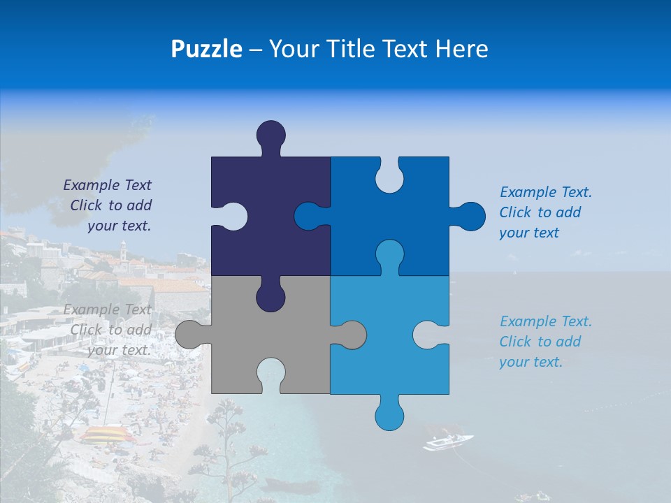 Europe Croatia Vacation PowerPoint Template