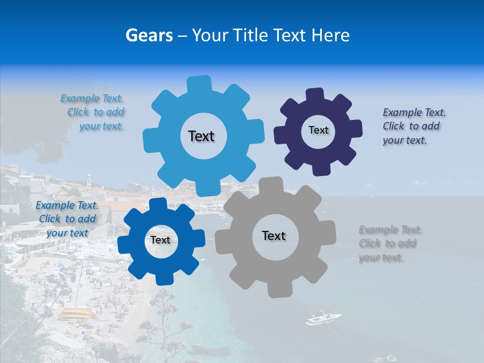 Europe Croatia Vacation PowerPoint Template