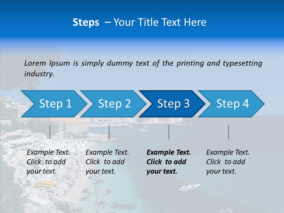 Europe Croatia Vacation PowerPoint Template