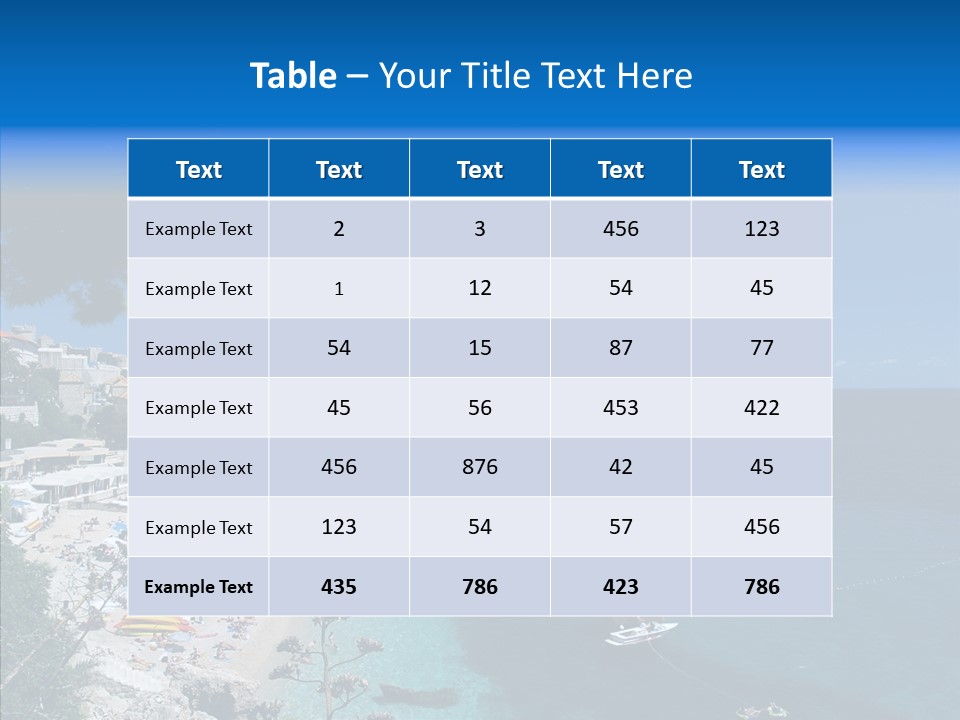 Europe Croatia Vacation PowerPoint Template