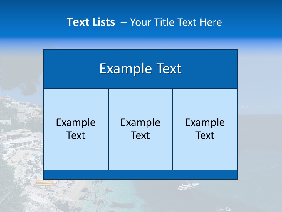Europe Croatia Vacation PowerPoint Template