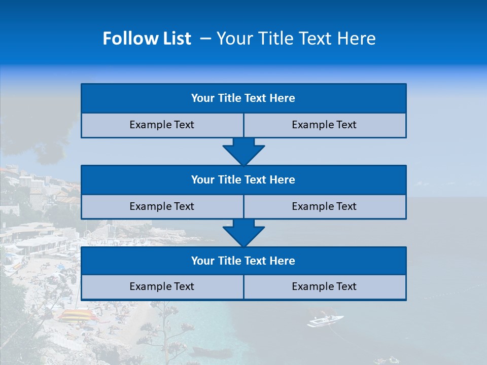 Europe Croatia Vacation PowerPoint Template