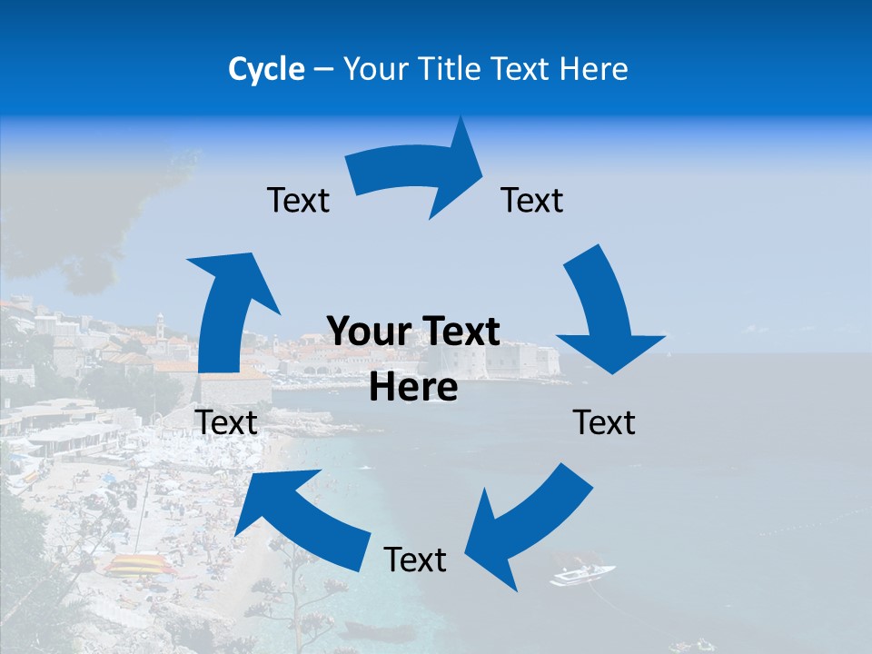 Europe Croatia Vacation PowerPoint Template