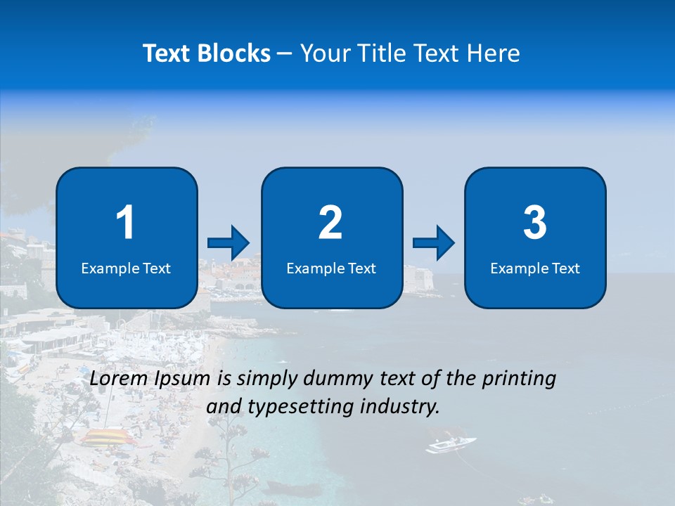 Europe Croatia Vacation PowerPoint Template