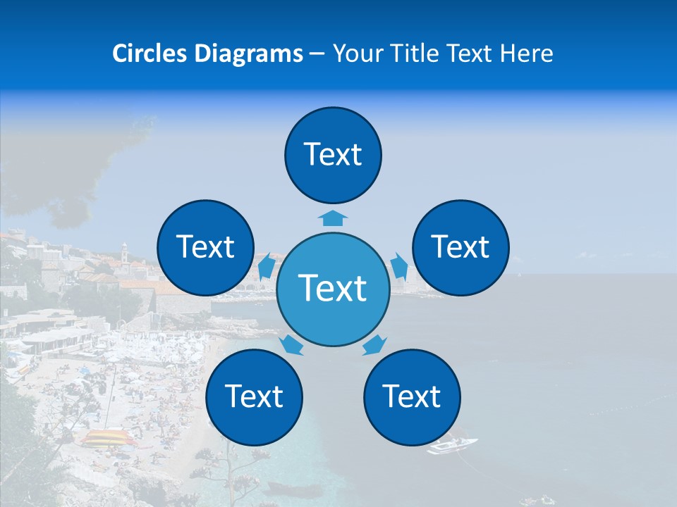 Europe Croatia Vacation PowerPoint Template