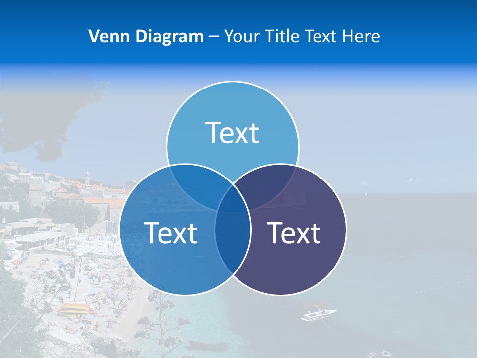 Europe Croatia Vacation PowerPoint Template