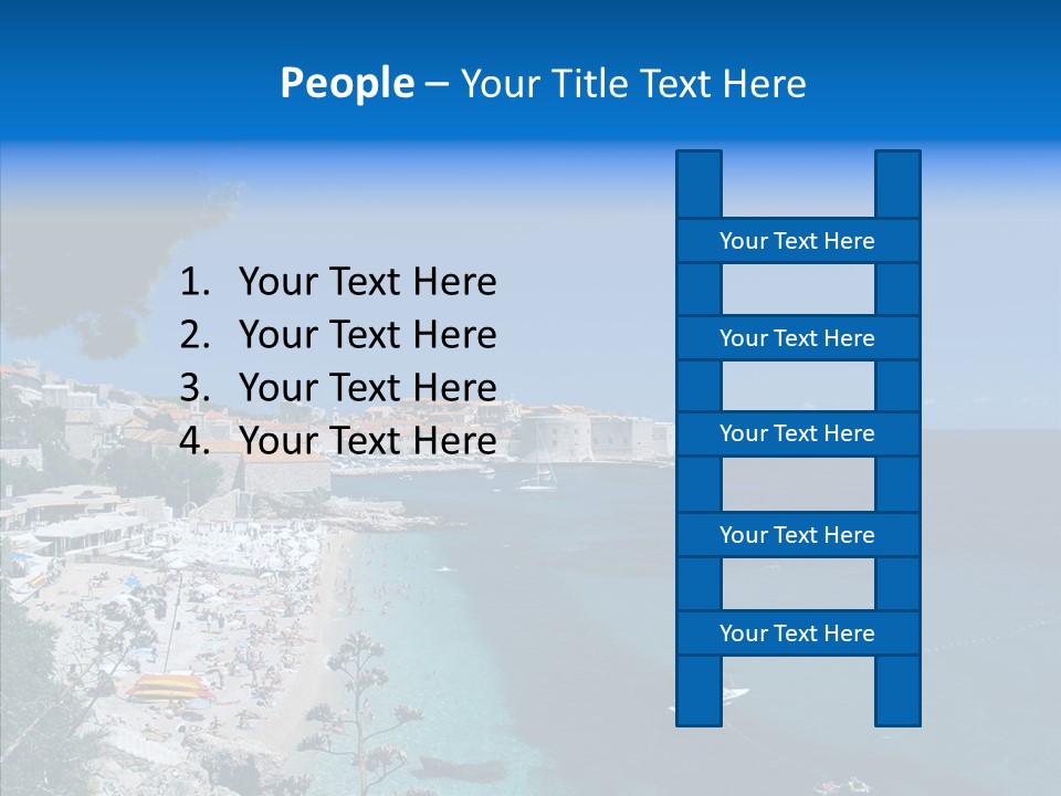 Europe Croatia Vacation PowerPoint Template