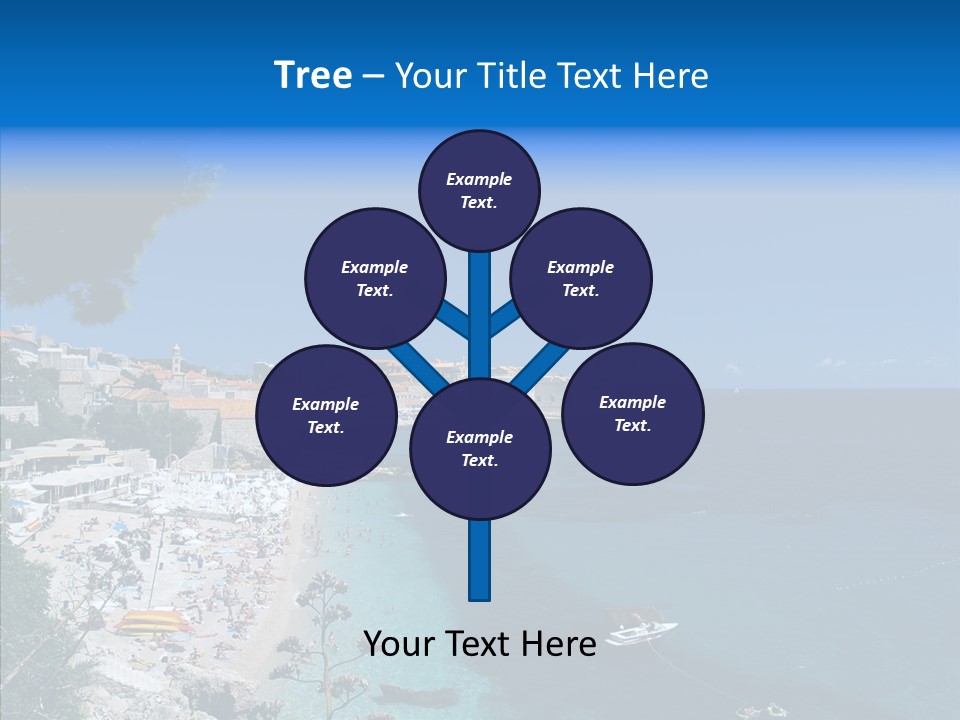 Europe Croatia Vacation PowerPoint Template