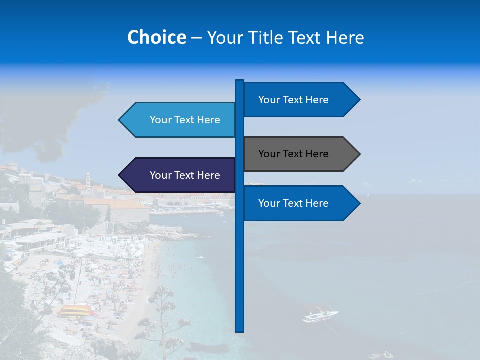 Europe Croatia Vacation PowerPoint Template