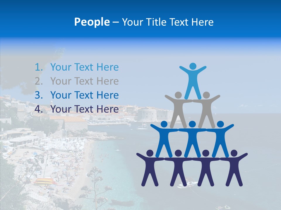 Europe Croatia Vacation PowerPoint Template