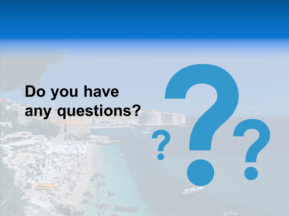 Europe Croatia Vacation PowerPoint Template