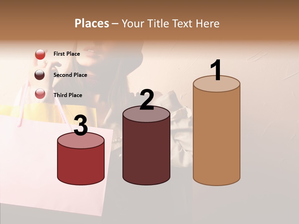 Holiday Hands Lady PowerPoint Template