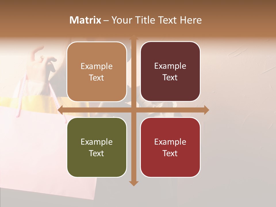 Holiday Hands Lady PowerPoint Template