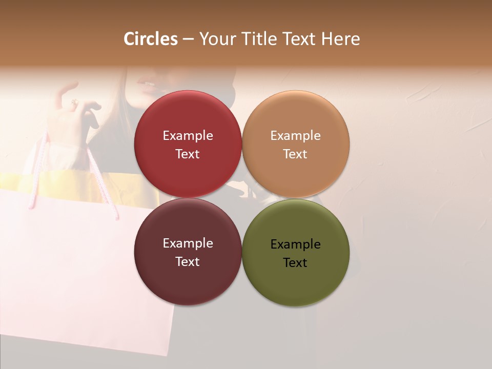 Holiday Hands Lady PowerPoint Template