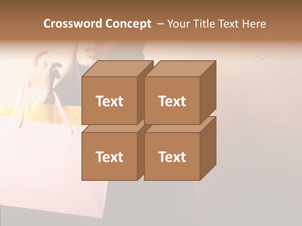 Holiday Hands Lady PowerPoint Template