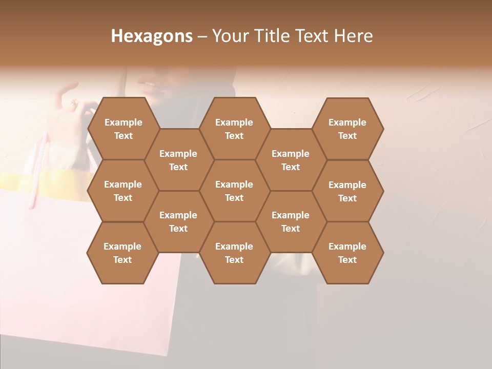 Holiday Hands Lady PowerPoint Template