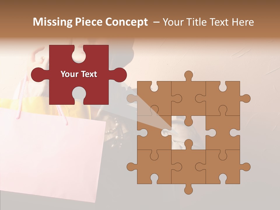 Holiday Hands Lady PowerPoint Template