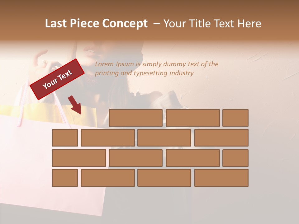 Holiday Hands Lady PowerPoint Template