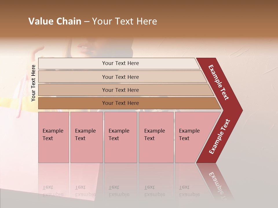 Holiday Hands Lady PowerPoint Template