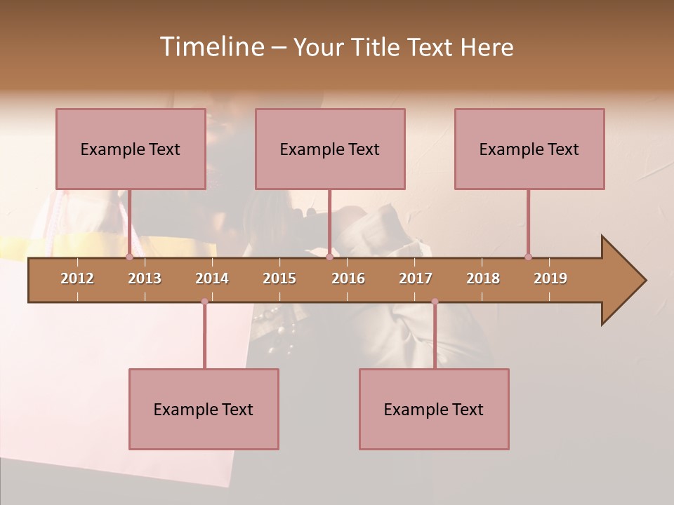 Holiday Hands Lady PowerPoint Template