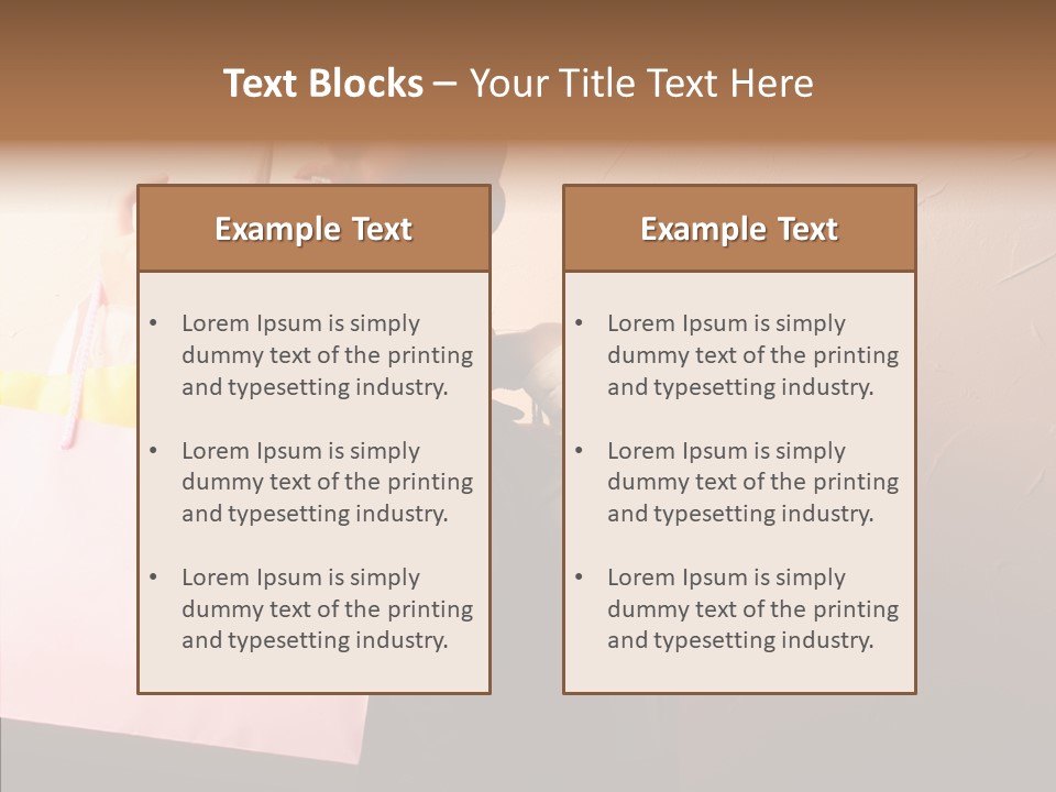 Holiday Hands Lady PowerPoint Template