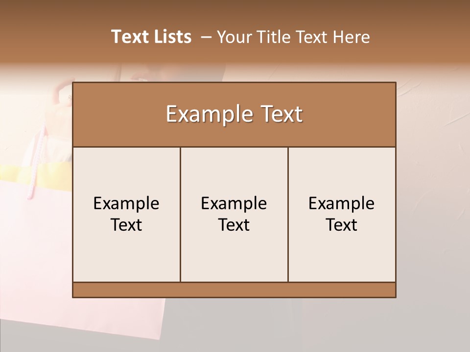 Holiday Hands Lady PowerPoint Template