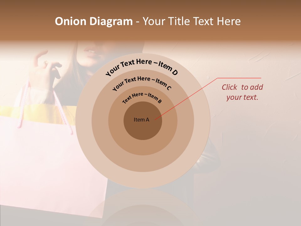 Holiday Hands Lady PowerPoint Template