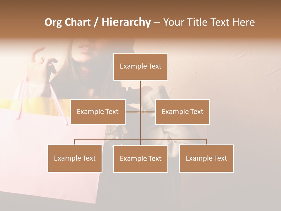 Holiday Hands Lady PowerPoint Template
