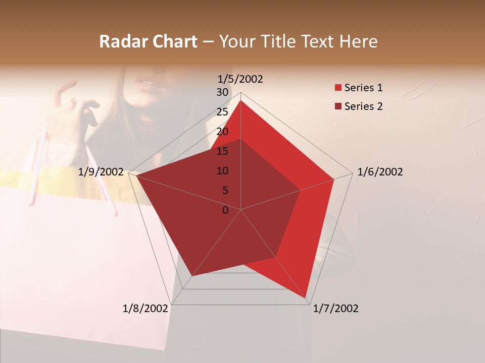 Holiday Hands Lady PowerPoint Template