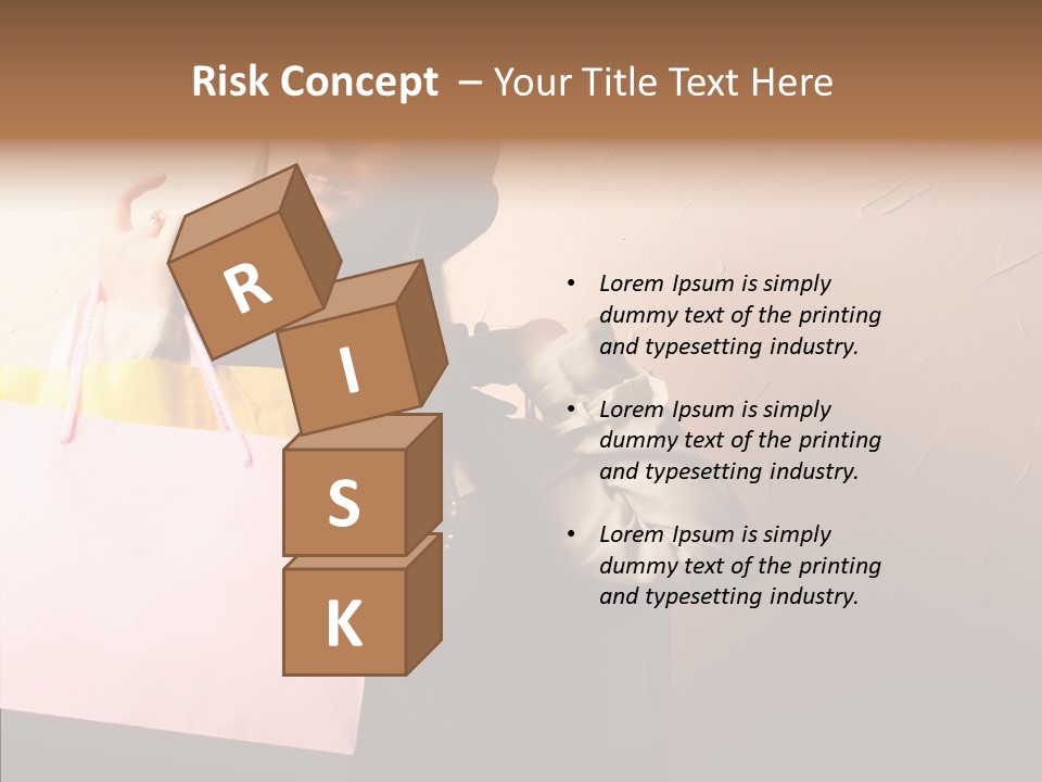 Holiday Hands Lady PowerPoint Template